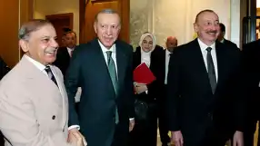 Erdoğan, Aliyev ve Şerif ile Görüştü