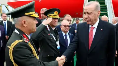 Erdoğan, Azerbaycan'da Ekonomik İşbirliği Zirvesi'nde